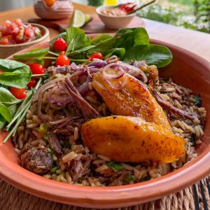 Arroz de Costela da Travessia - Slow-Braised Beef Rib Rice with Caramelized Onions